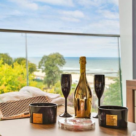 Marine Hotel apartament prywatny studio widok na morze basen sauna jacuzzi Kołobrzeg Exterior foto