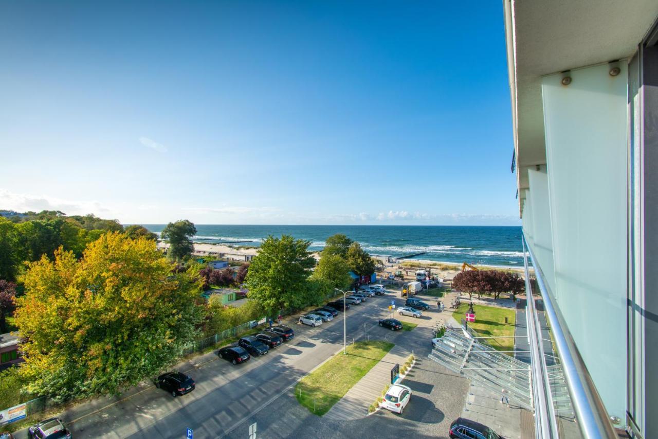 Marine Hotel apartament prywatny studio widok na morze basen sauna jacuzzi Kołobrzeg Exterior foto